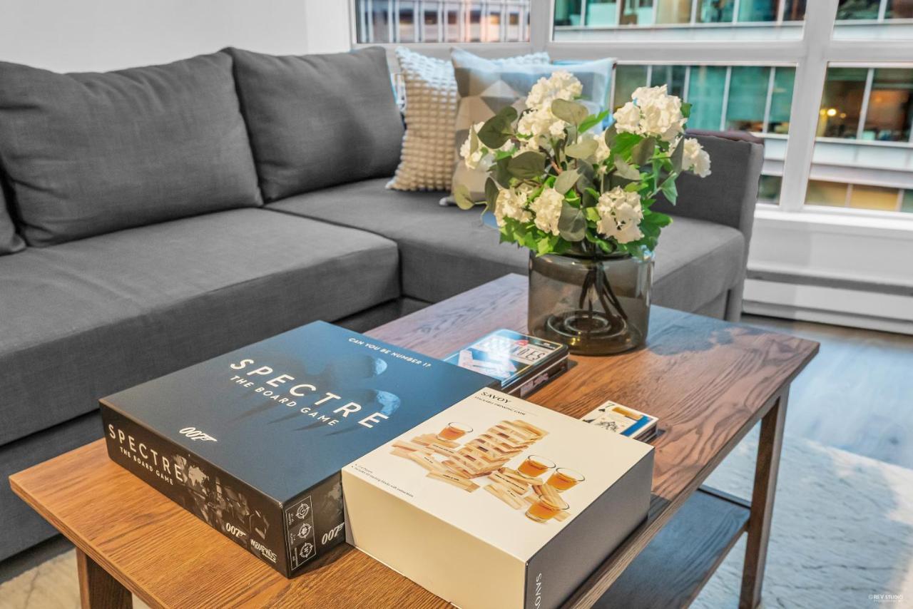 1-Br Condo In Downtown Coal Harbour With Parking And City Views Vancouver Dış mekan fotoğraf